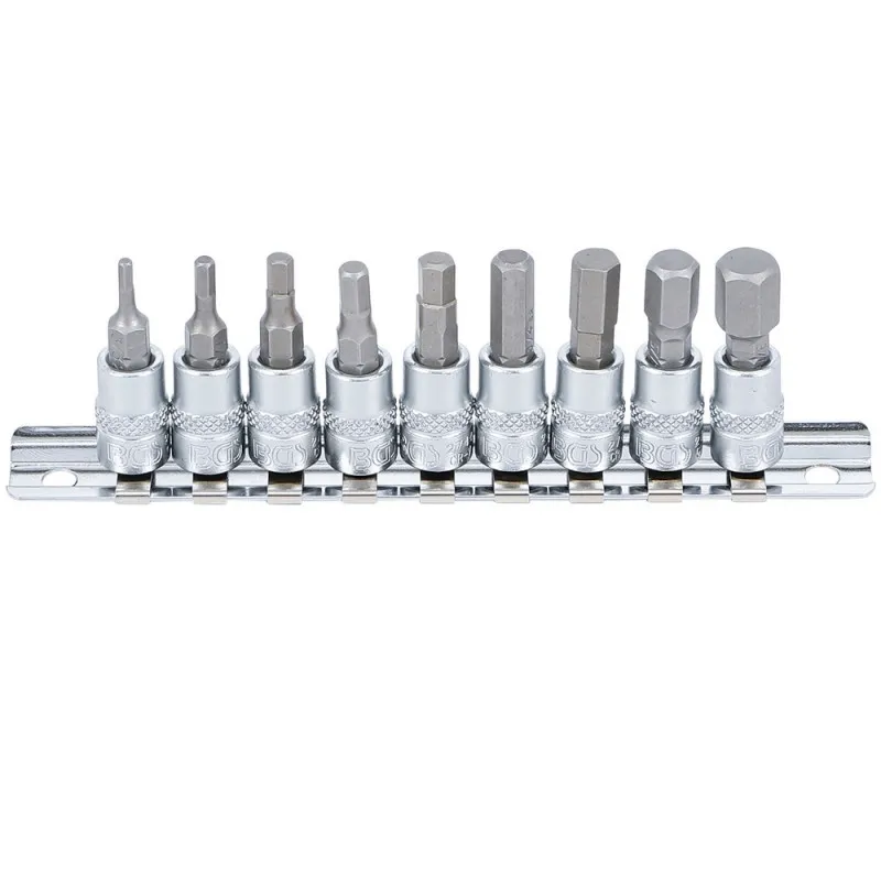 9 DOUILLES A EMBOUTS 6 PANS MALES COTES POUCES 