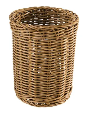 APS panier à couverts -ECONOMIC- Ø 12 cm hauteur : 15 cm polypropylène marron 40012 acheter à bas prix 