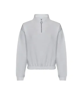 Awdis Femmes/Ladies Just Hoods Crop Sweatshirt (Blanc arctique) - UTRW8306
