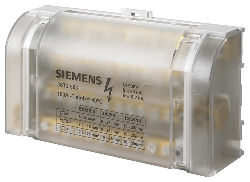 Blocs de distribution répartiteurs 4 pôles Siemens