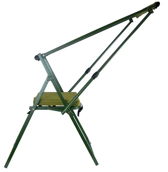 Chaise en cuir d&#039;aluminium Berger &amp; Schröter avec repose-fusil réglable 31772 acheter à bas prix 