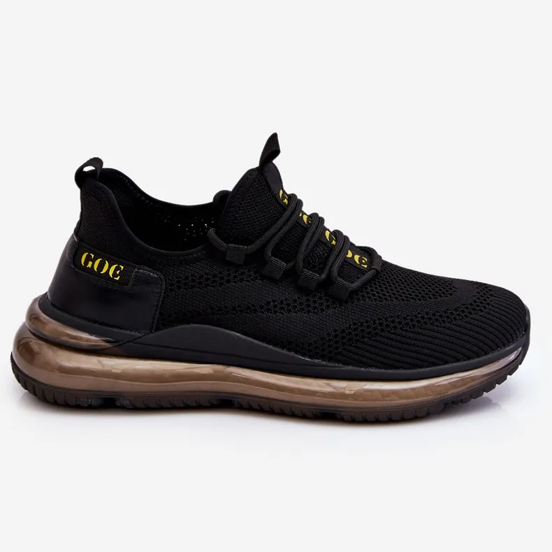 Chaussures de sport à enfiler pour hommes GOE LL1N4024 Noir le noir