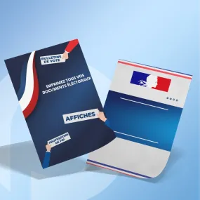 Impression flyer A5 pour les élections législatives 2024