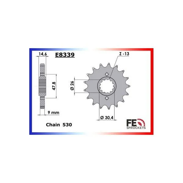 KIT CHAINE FE VFR.750.F '86/87 16X45 RX/XW.SR