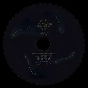 Lame scie circulaire céramique pour métaux, lame Leman 123, lame pour couper de la cornière - Meygalmat