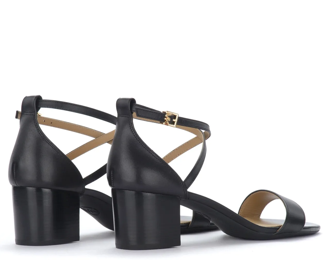 Michael Kors Sandale Serena Flex en cuir noir