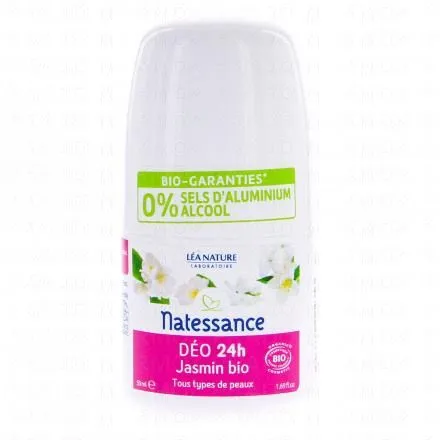 NATESSANCE Déodorant 24h Jasmin bio 50ml