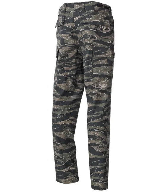 Pantalon treillis US BDU Ripstop camouflage Tiger band pour Homme