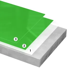 Paquet de revêtement de sol à 3 couches
