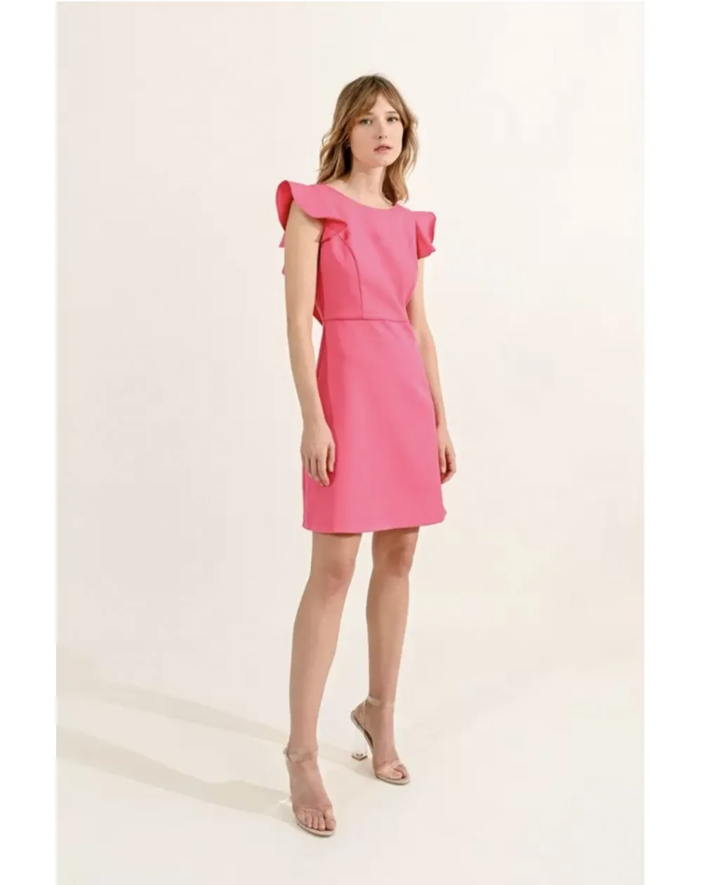 Robe encolure dos volantée P1169CP MOLLY Bracken