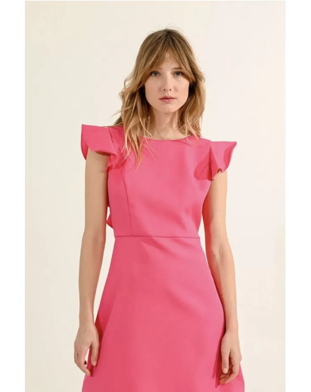 Robe encolure dos volantée P1169CP MOLLY Bracken