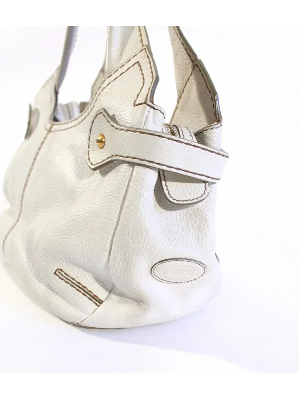 Sac Tod's blanc et portefeuille