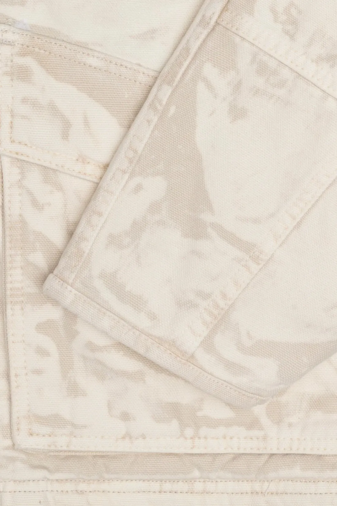 Stussy Distressed canvas shop jacket Khaki - GRADUATE STORE