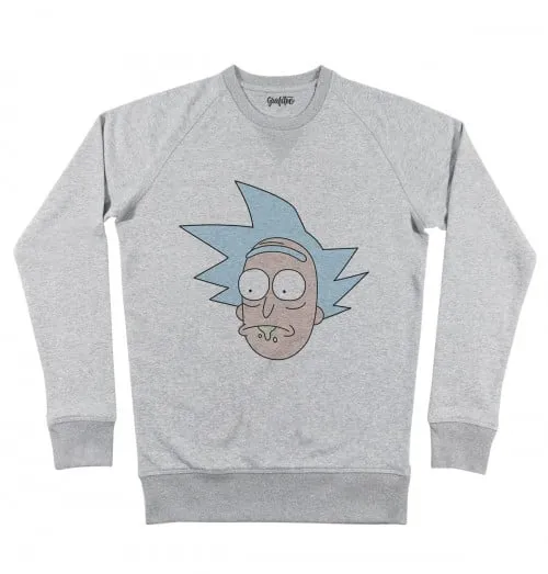 Sweat Rick vs. Goku - Sweatshirt Rick Sanchez x Sangoku | Grafitee