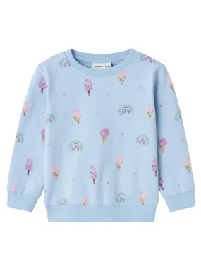 Sweatshirt Name It Fransia Bleue Pour Fille
