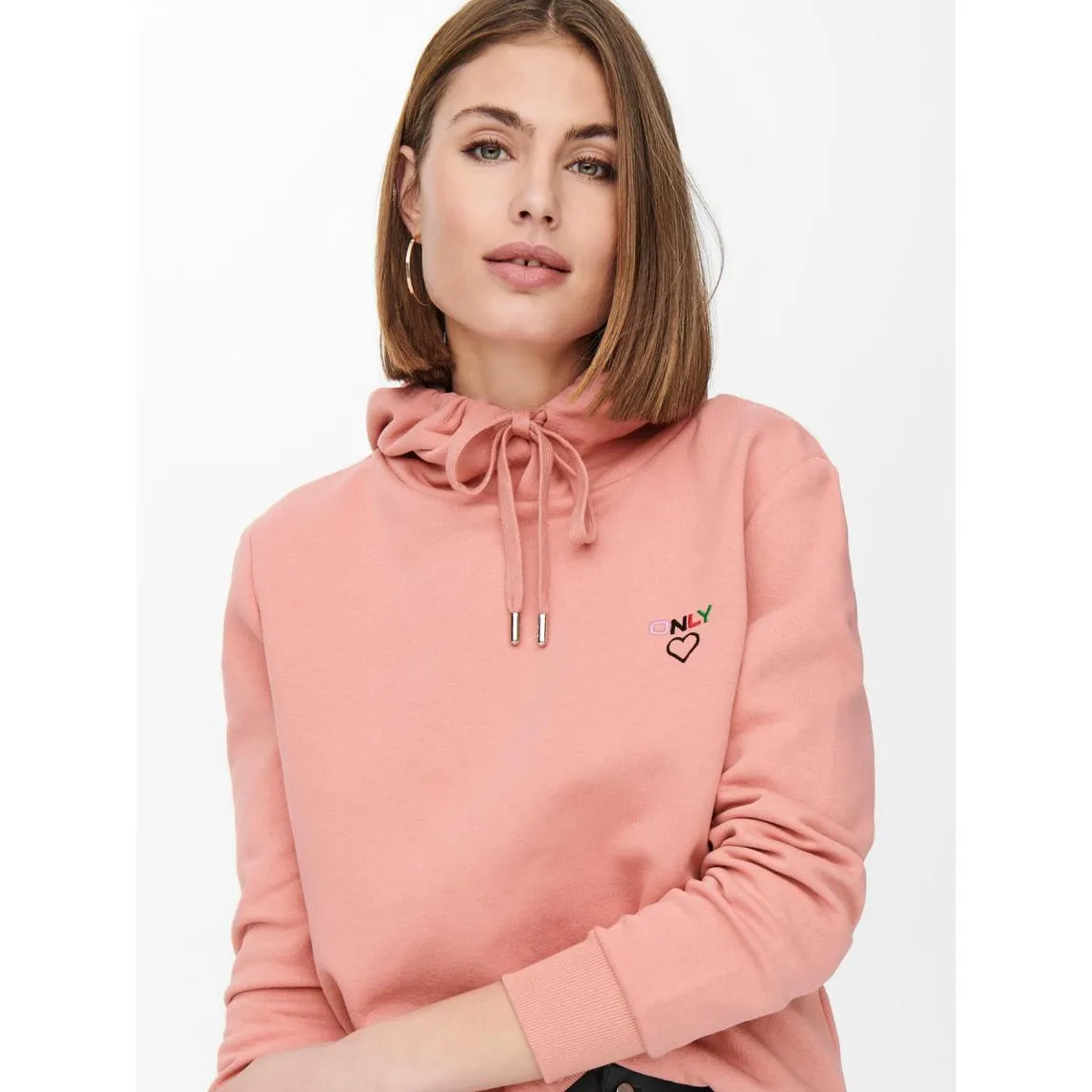 Sweatshirt rose en coton | 3 Suisses