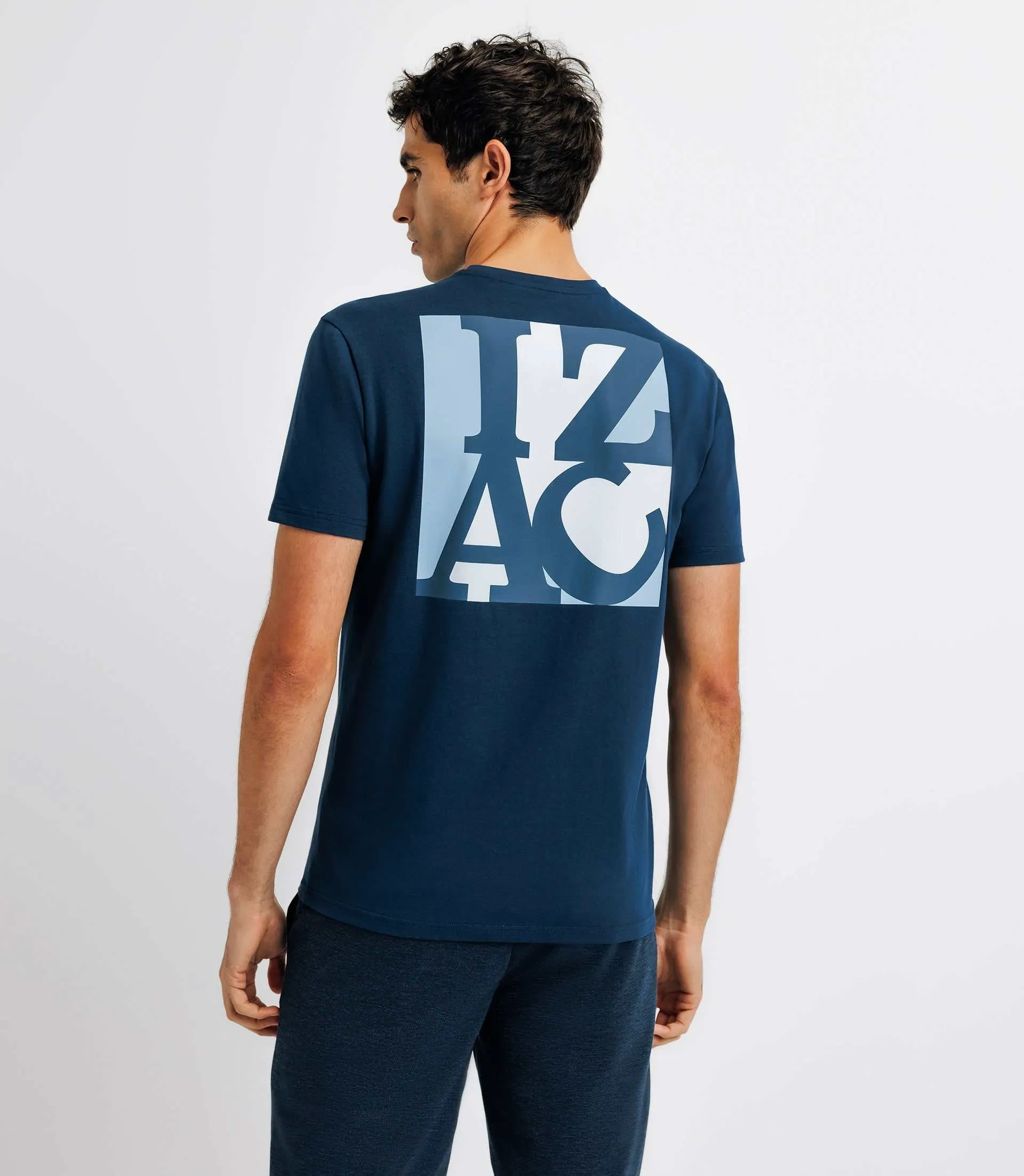 T-shirt avec imprimé marine