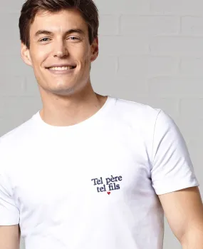 T-Shirt homme Tel père tel fils (brodé)