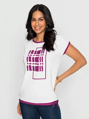 T-shirt à encolure ronde superbe qualité douce et fluide
