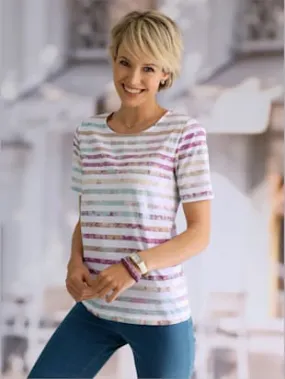 T-shirt à manches courtes pur coton