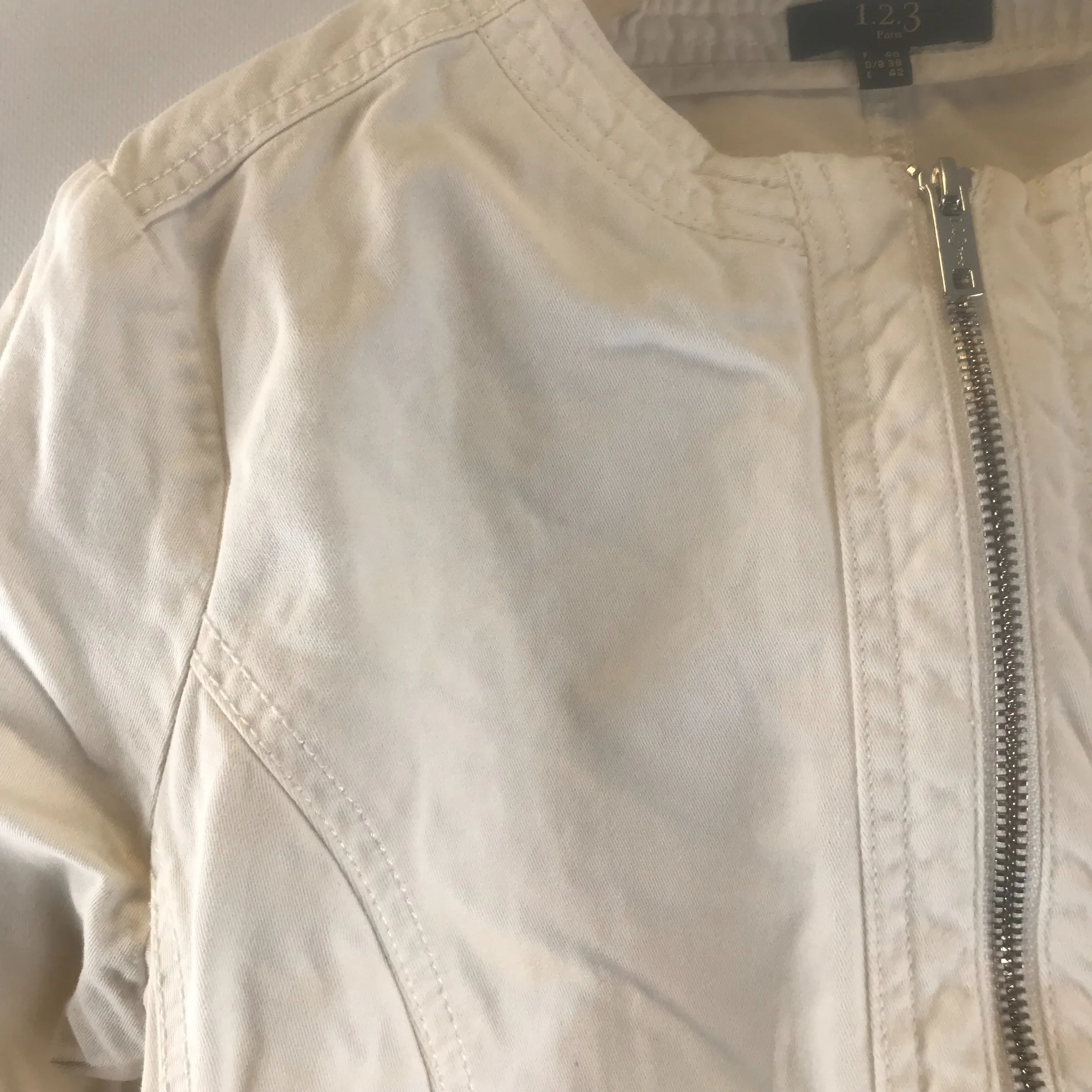 Veste blanche - 1.2.3 - 40