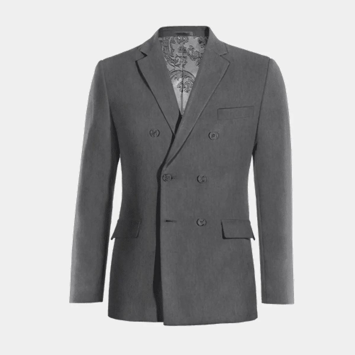 Veste croisée grise stretch